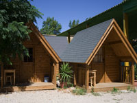 Casas de madera en Peñíscola